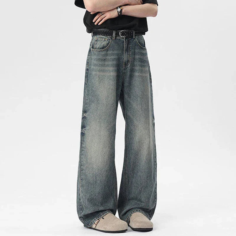 American High Street Style Whisker Jeans