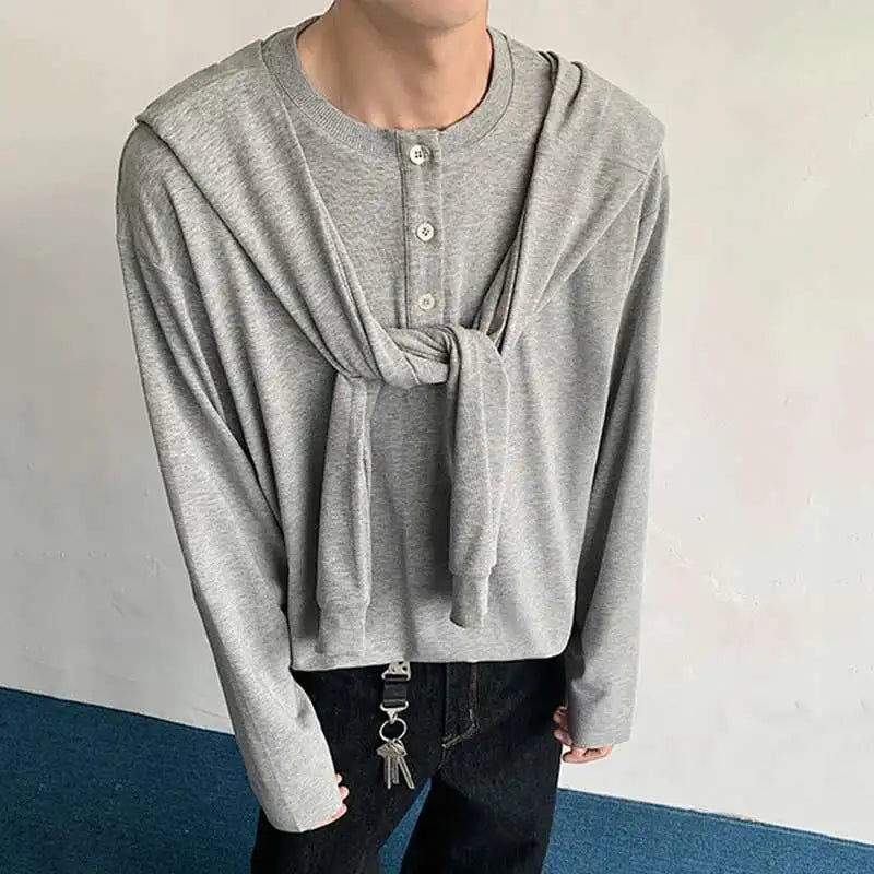 Casual Korean Long-sleeved T-shirt