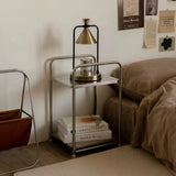 Retro Stainless Steel Side Table