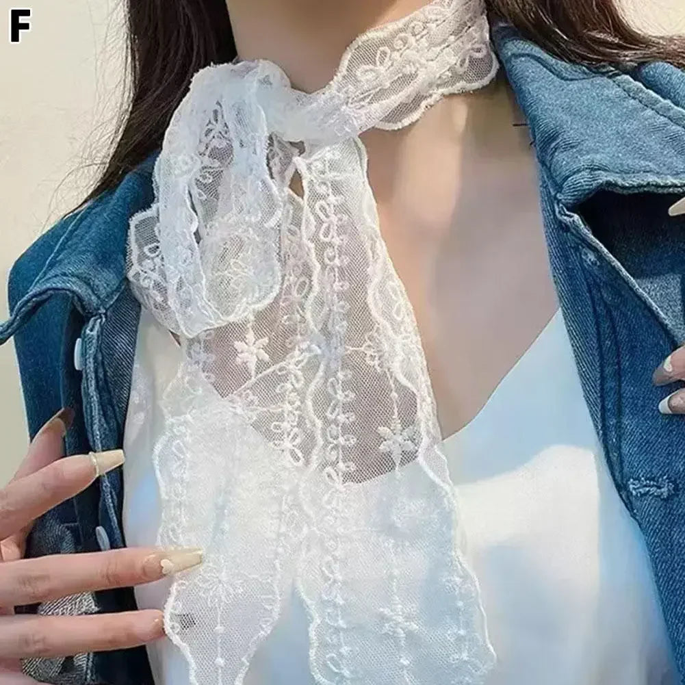Bow Soft Girl Headscarf