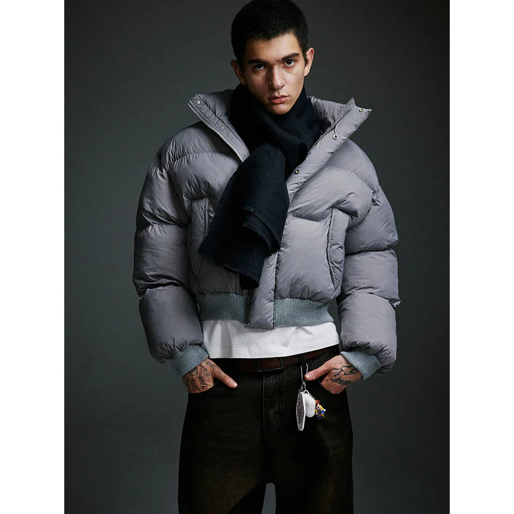 Chaqueta acolchada gruesa corta