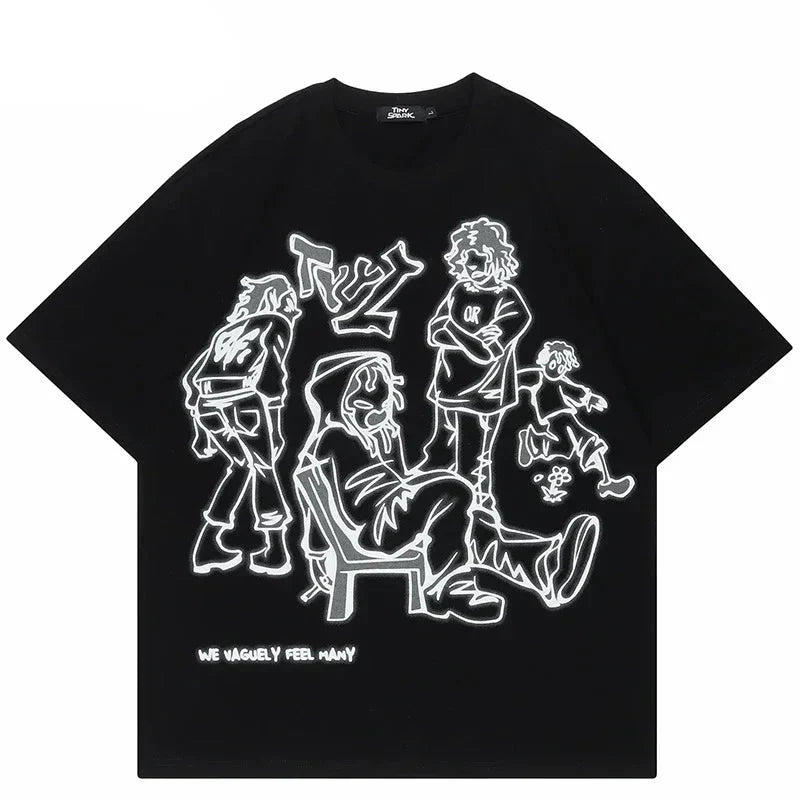 Camiseta de dibujos animados Vida Joven