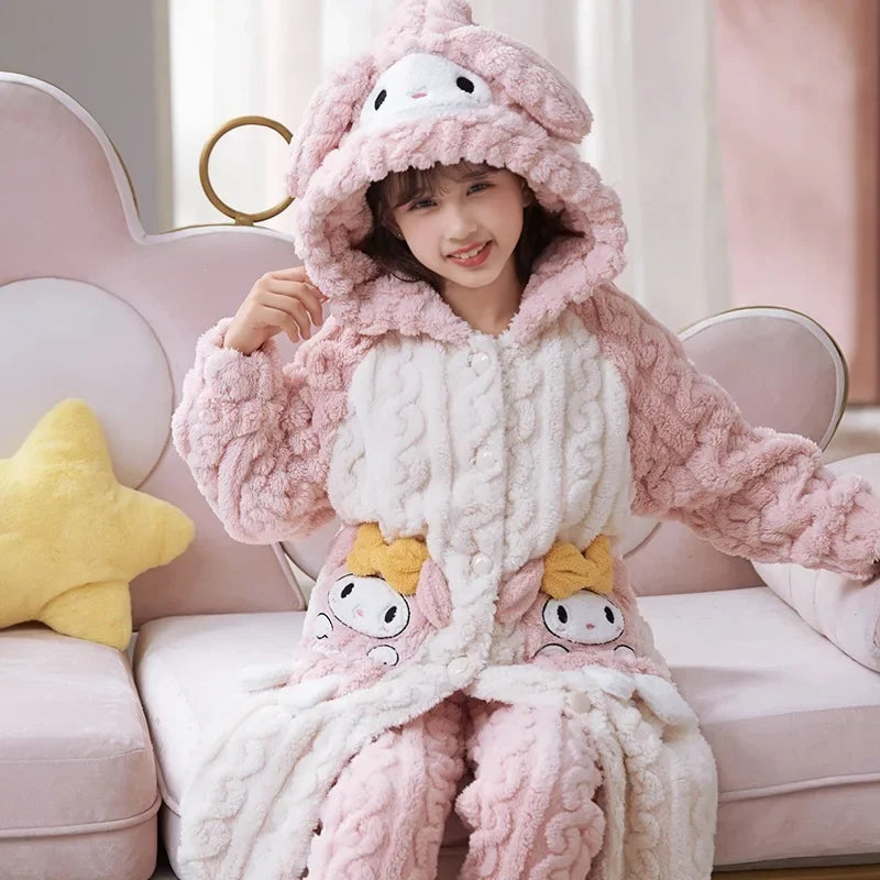 Kuromi Kinder Plüschpyjama