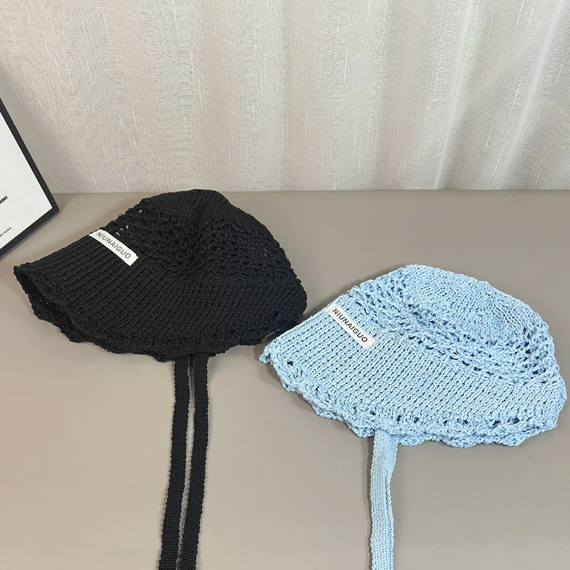 Knitted Letter Buet Hat