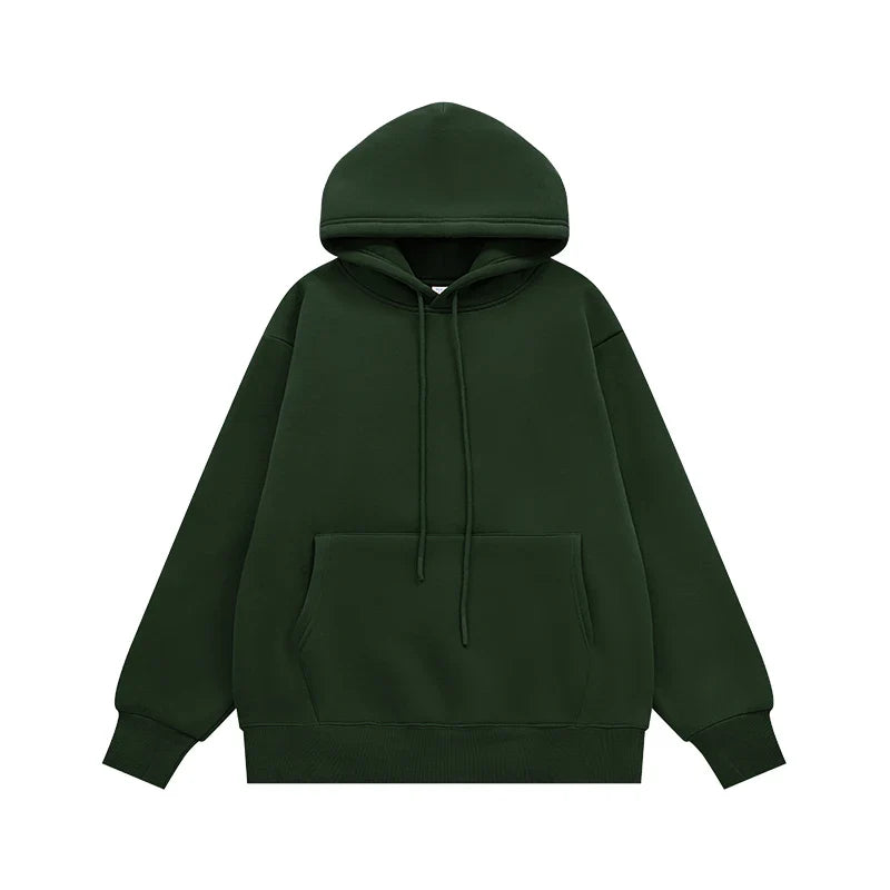 Baggy Solid Color Hoodies