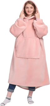 Soft Blanket Hooded Sweatshirt with Pockets