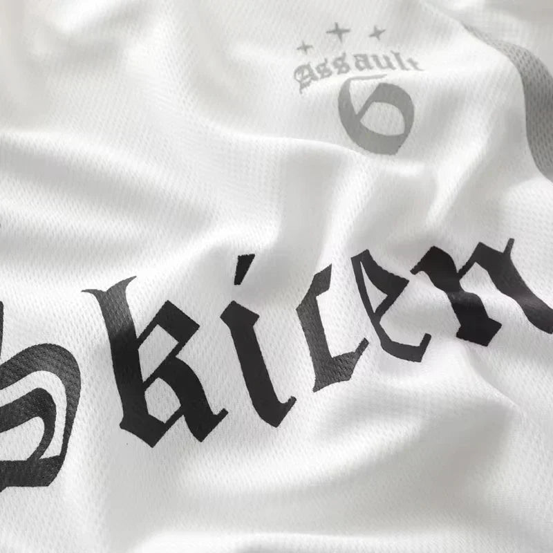 Retro Patchwork Hip Hop Printed Letter T-Shirt