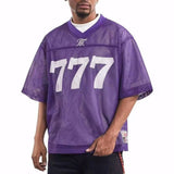 777 Breathable Mesh Hollow Retro T-Shirt