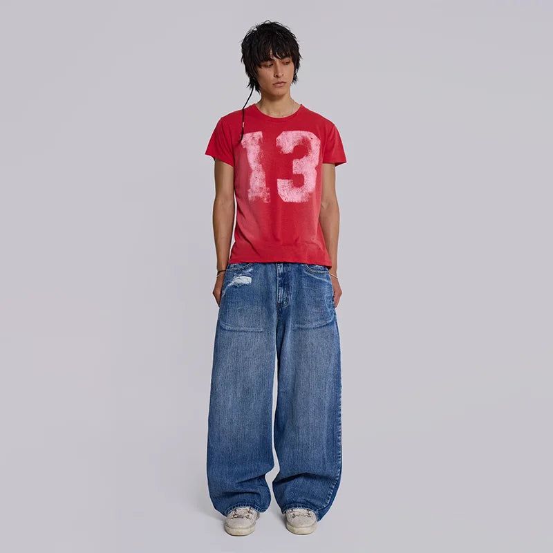 Vintage Wings High Waisted Jeans