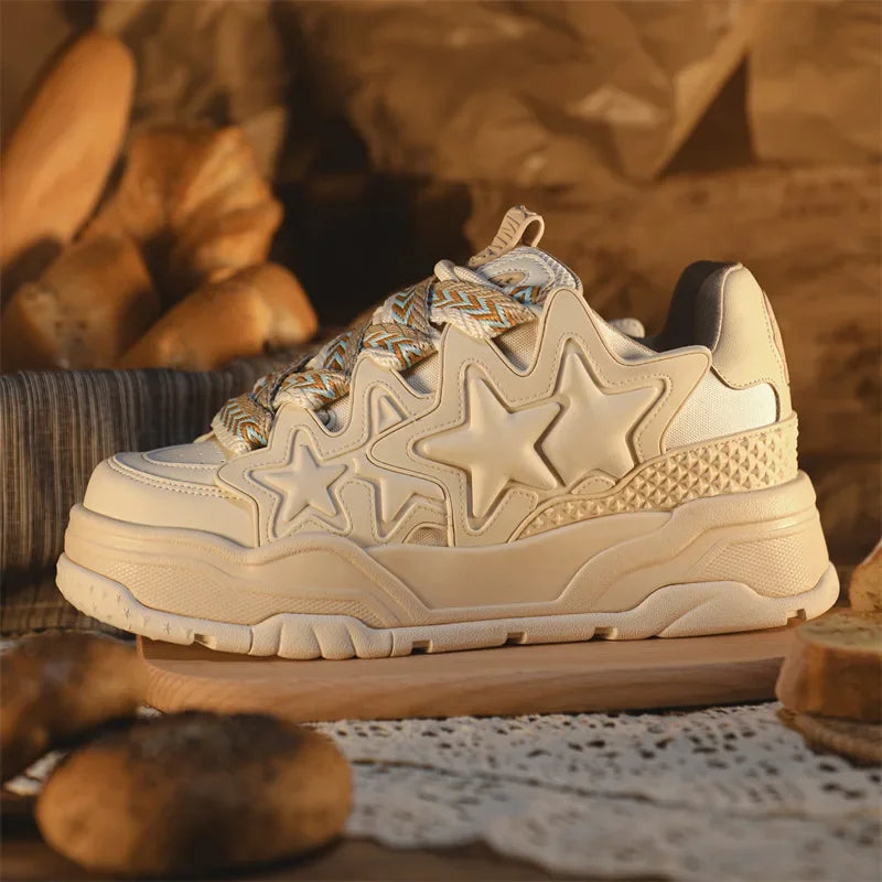 Star Retro Platform School Sneakers