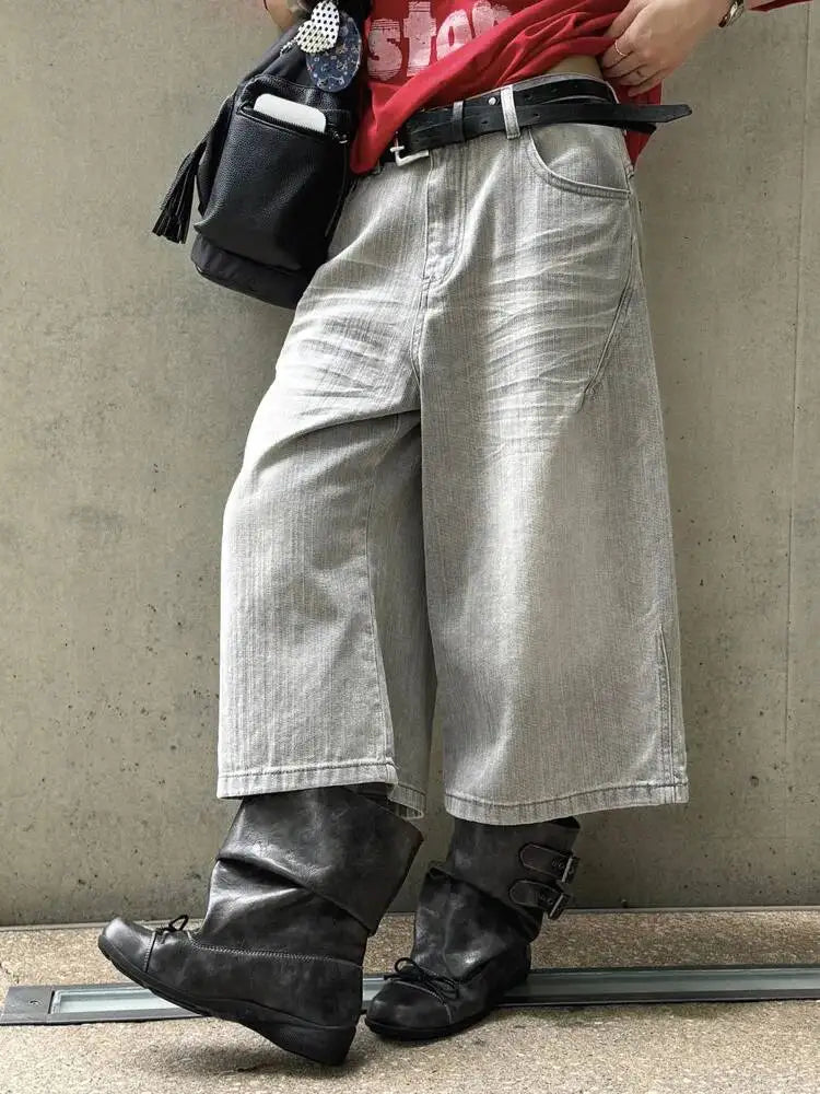 Y2K Ultra-Wide Denim Jorts