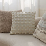 Soft Decorative Cover Plaid Throw Pillow Cover
