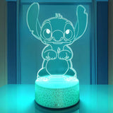 Led Cute Touch Lamp Anime Stitch