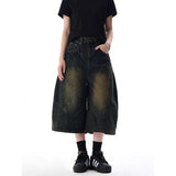 Vintage High Waist Cargo Jort