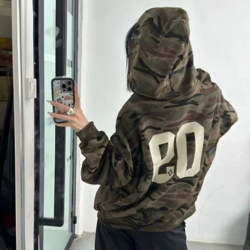 Camouflage Zip-up Hoodie