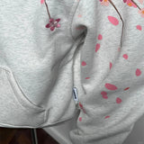 Oversized Cherry Blossom Embroidery Hoodie