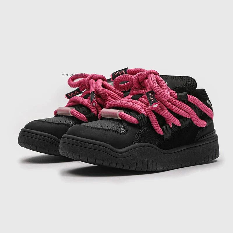 Retro Y2K Bread Punk School Skateboard Sneakers
