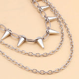 Spike Rivet Chain For Pants