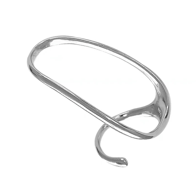 Cyperpunk Geometric Ring