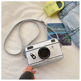 Blue Camera Shape Cross Bag