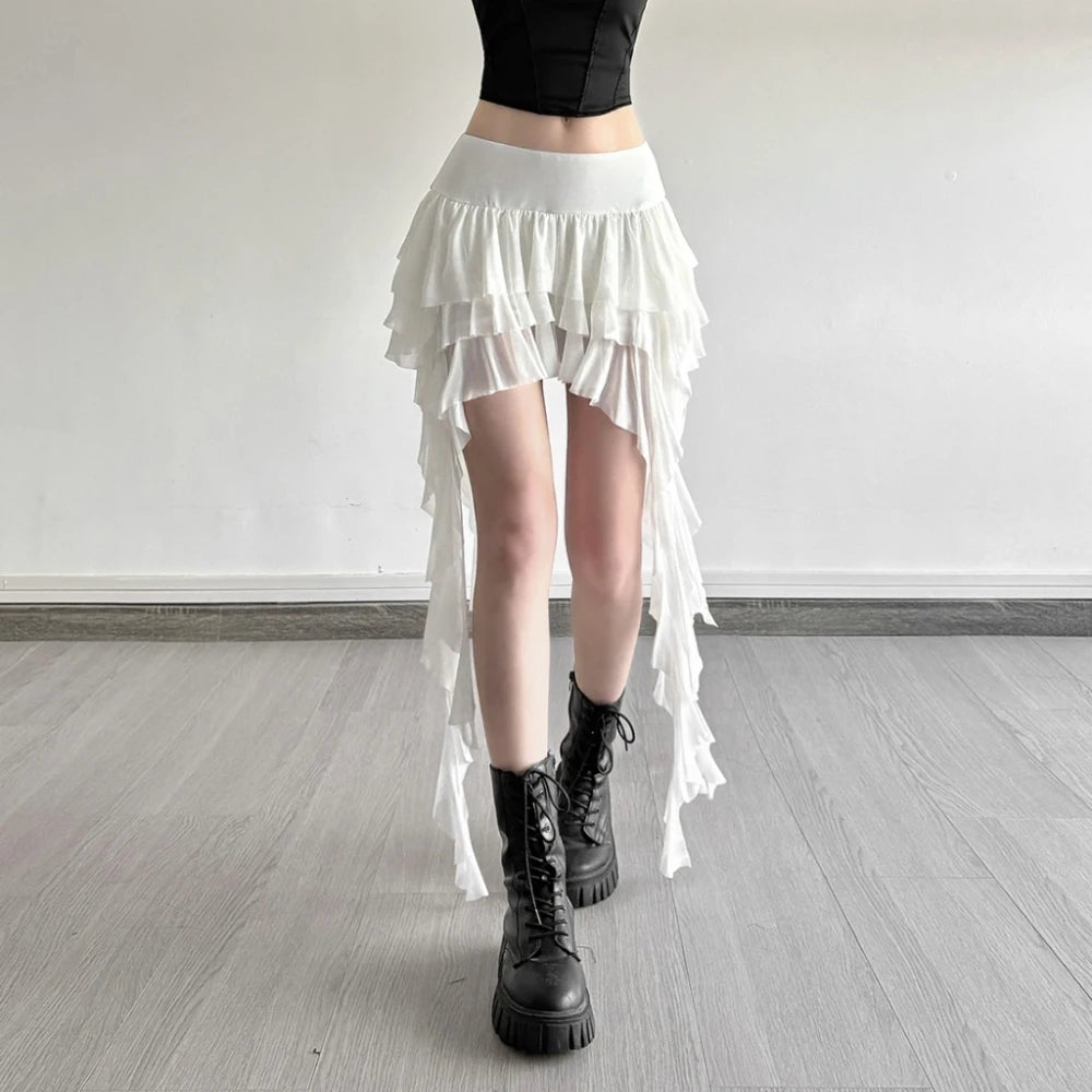 Fairy Grunge Ruffle Skirt
