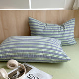 Cotton Pillowcase Colorful Stripe Pillow Case