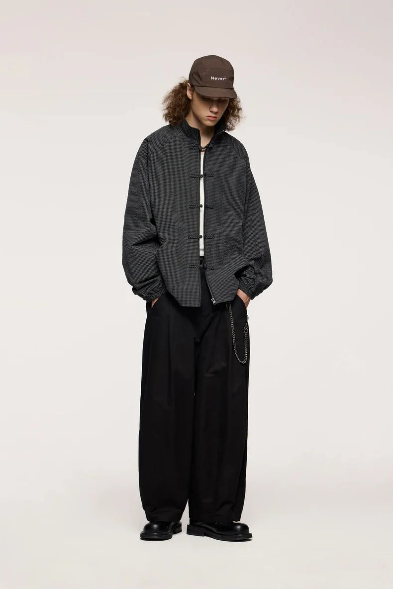 Wide Leg Japanese Thick Cargo Pants