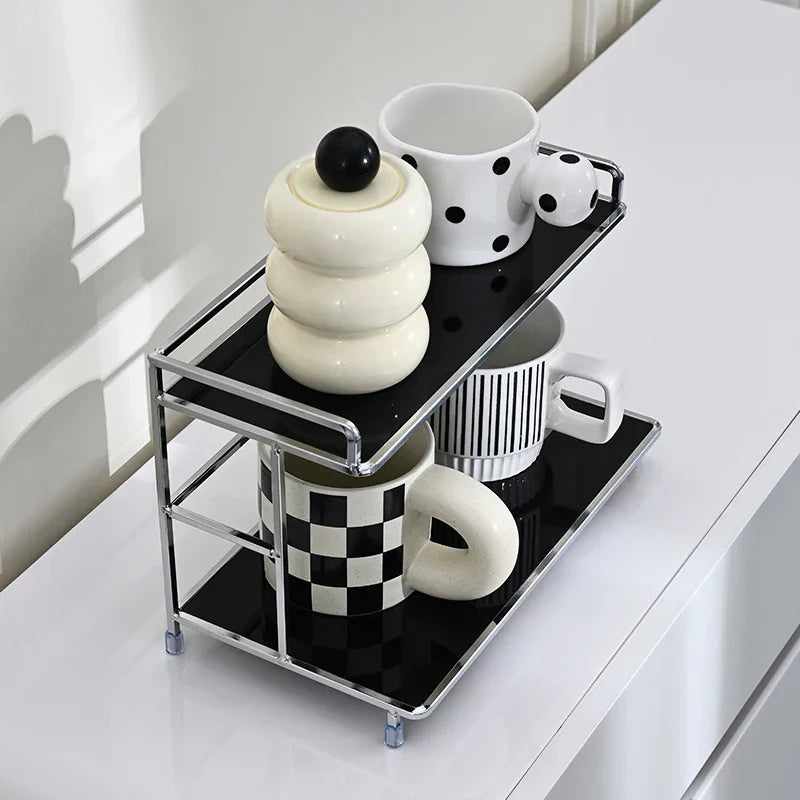 Double-Layer Acrylic Vanity Organizer