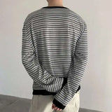 Casual Striped Long Sleeve T-Shirt