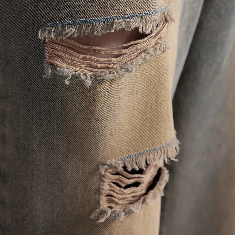 Grunge Ripped Off Jeans