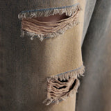 Grunge Ripped Off Jeans