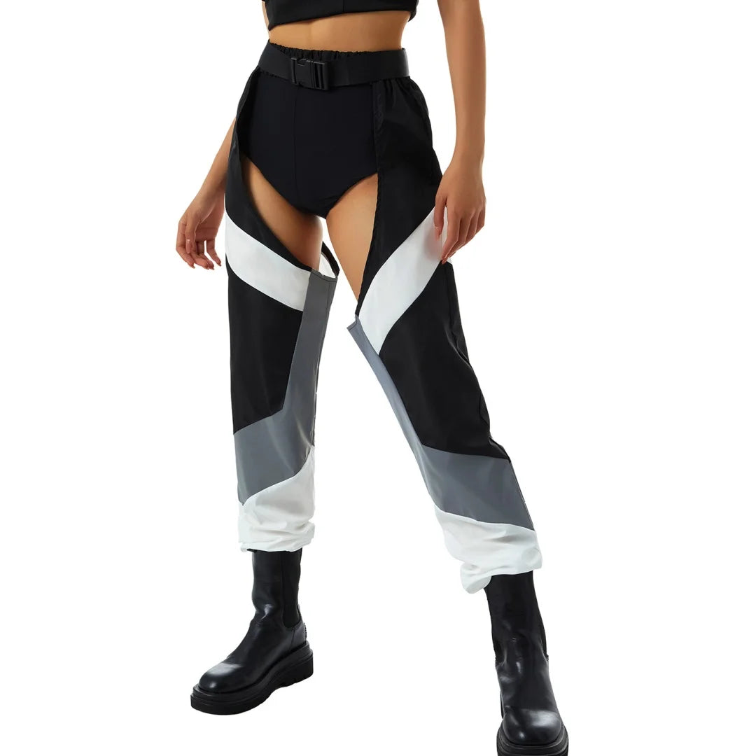 Y2K Baddie Cut-Out Festival Pants