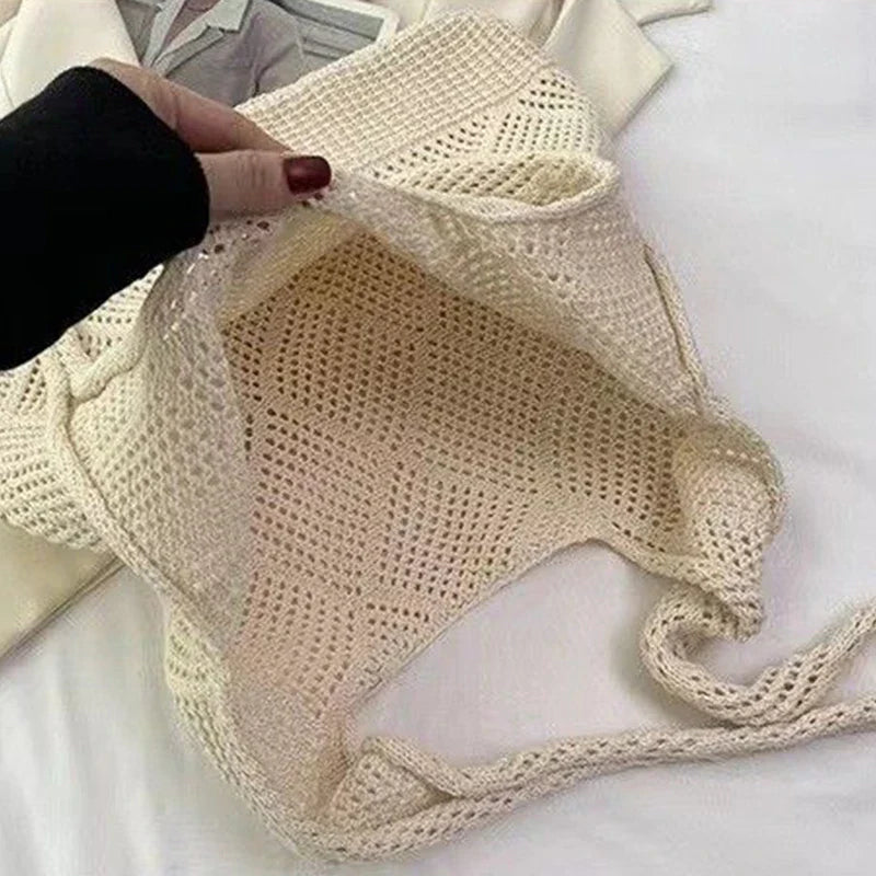 Retro Handgefertigte Häkeltasche für Damen