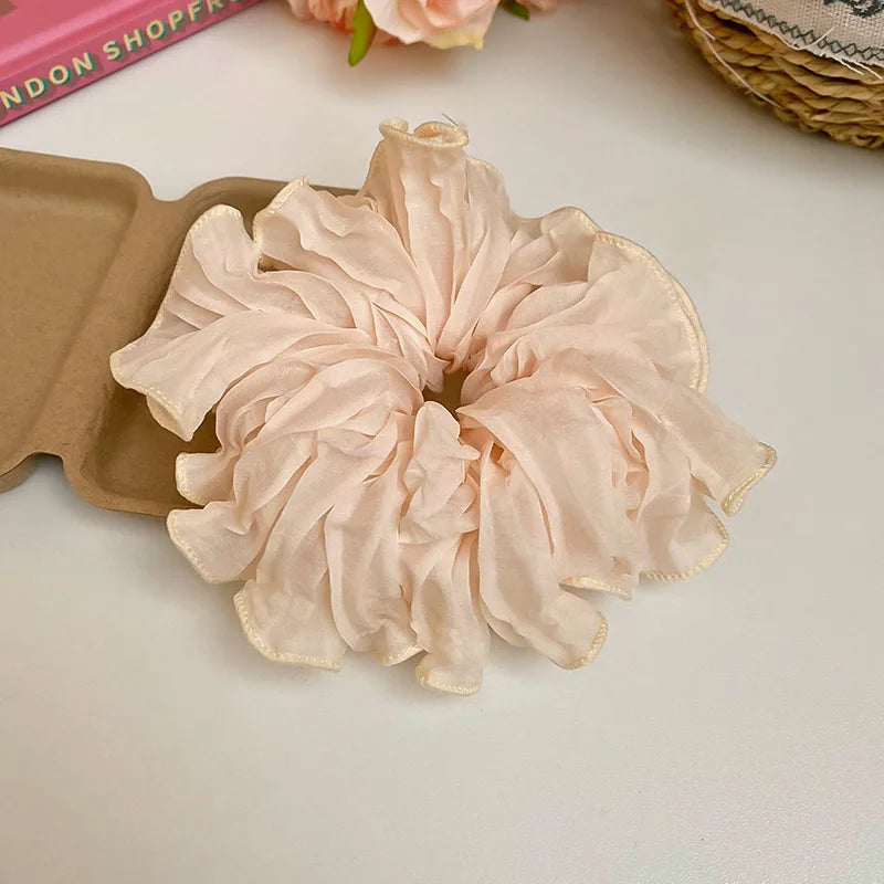 Double Layered Flower Lace Hair Tie