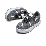 Retro Gray Street Sneakers