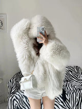 Faux Furr Hooded Jacket