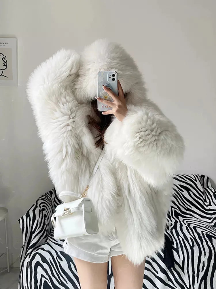 Faux Furr Hooded Jacket