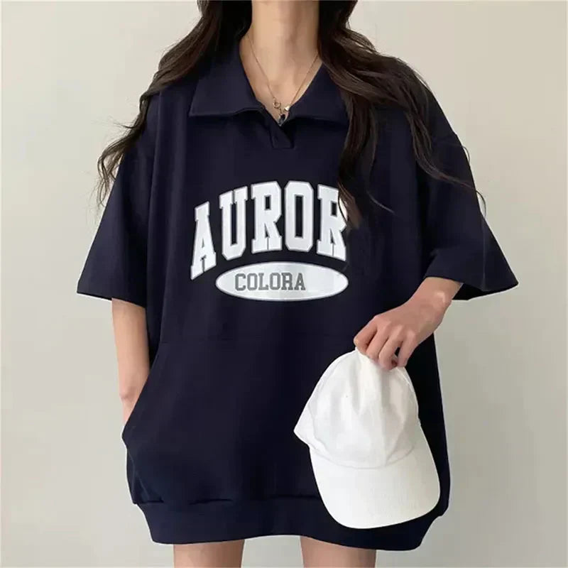 Sports Style Women's Oversized T-shirt