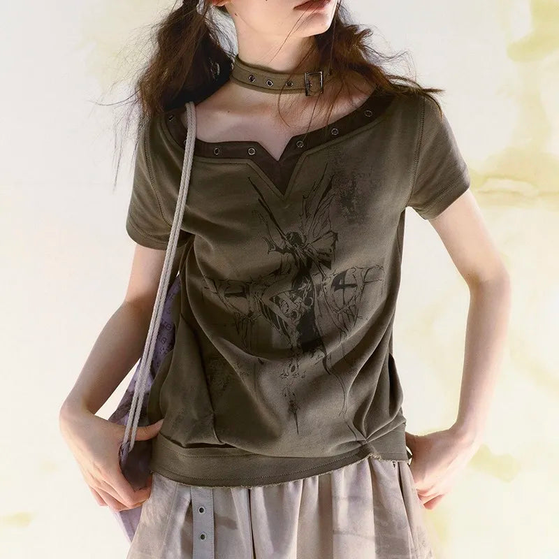 Vintage Halter Wasteland Punk T-Shirt