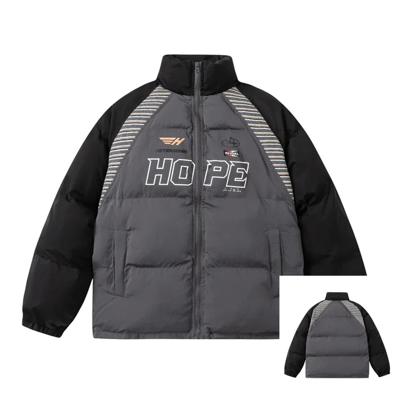 Hope Patchwork Winter Puffer Jacket
