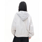 Casual Graphic Oversized Zip-Up Hoodie