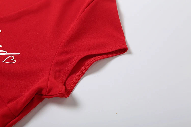 Baddie Core Red Frog Button Top