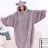 Sudadera con capucha y manta de forro polar suave