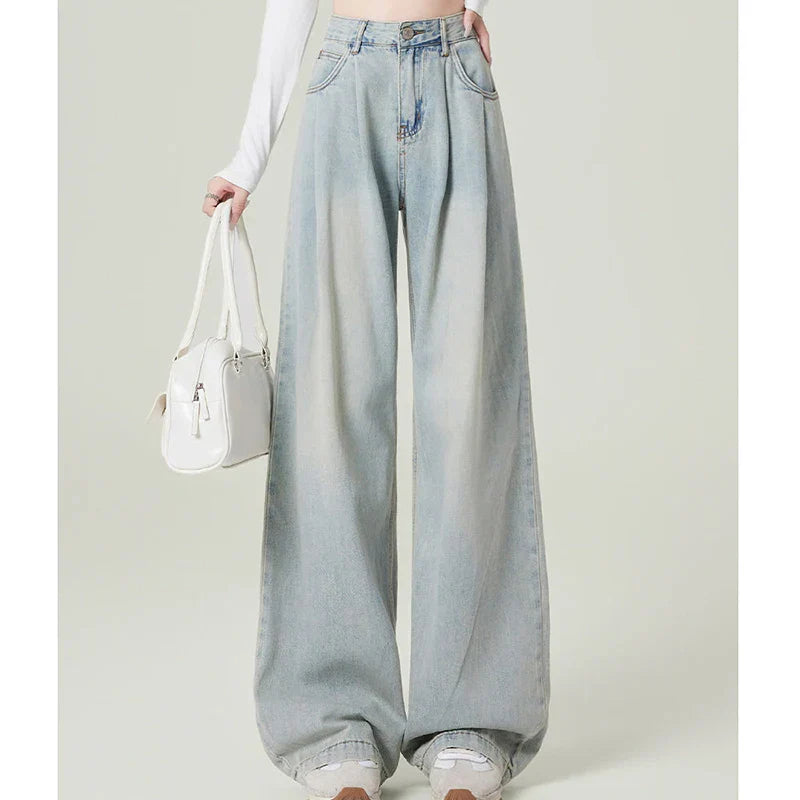 Warm Wide Leg Thermal Jeans