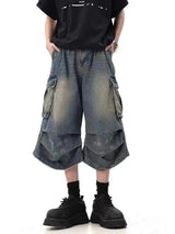 Camouflage Y2K Cargo Jorts