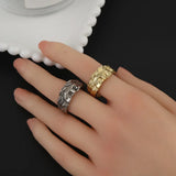 Vintage Gothic Art Open Ring