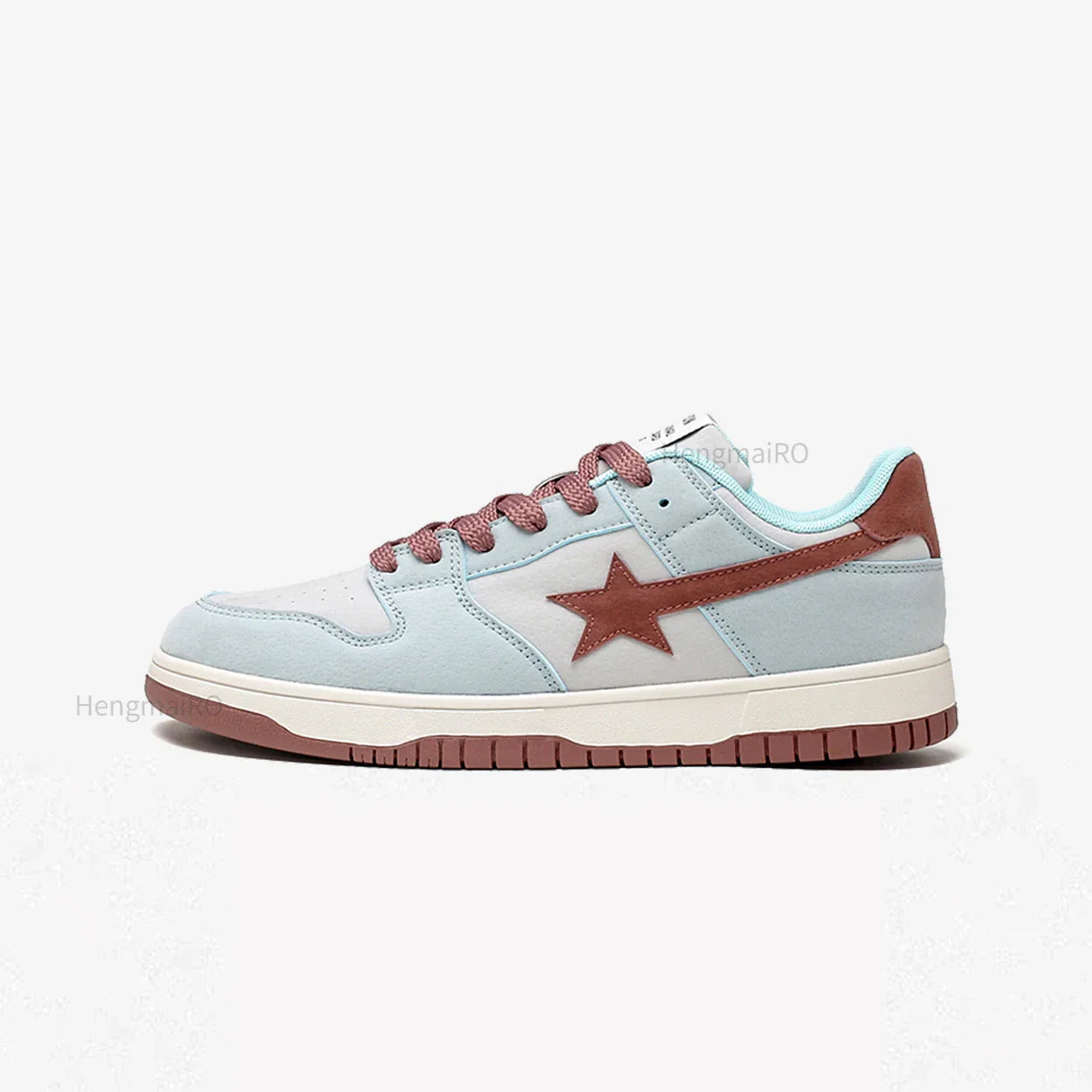 School Retro Multicolor Star Sneakers for Couples