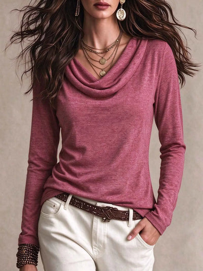 Loose V-neck Women's Top
