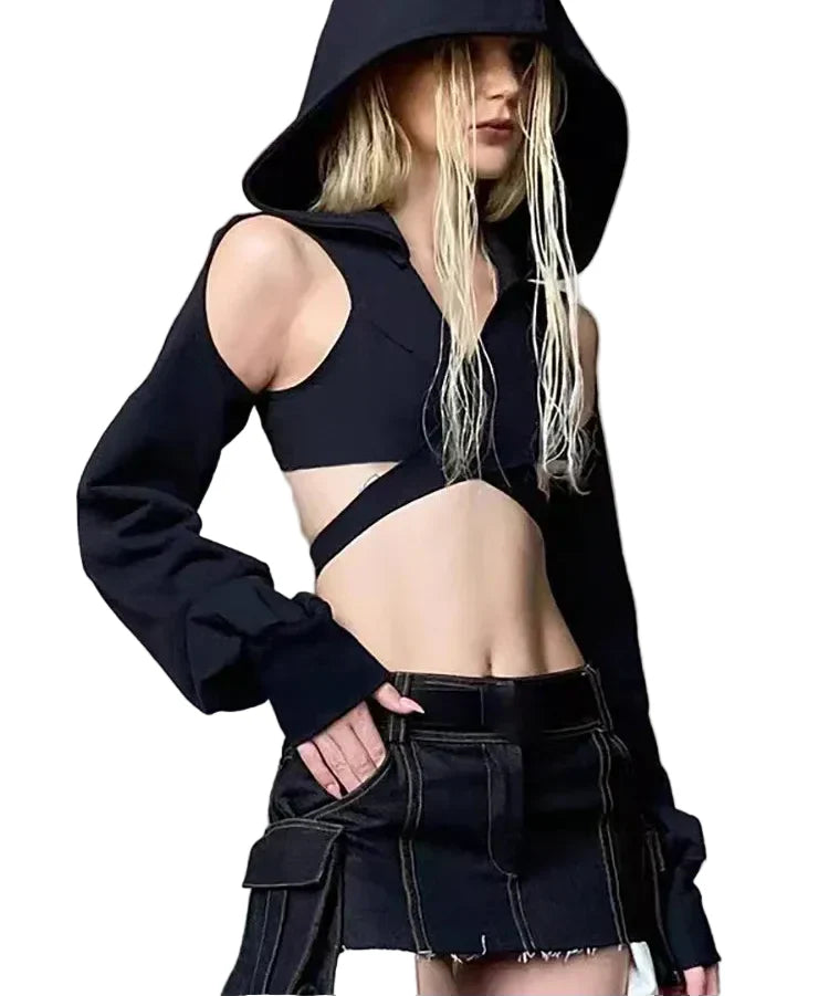 Cyperpunk Irregular Street Hoodie