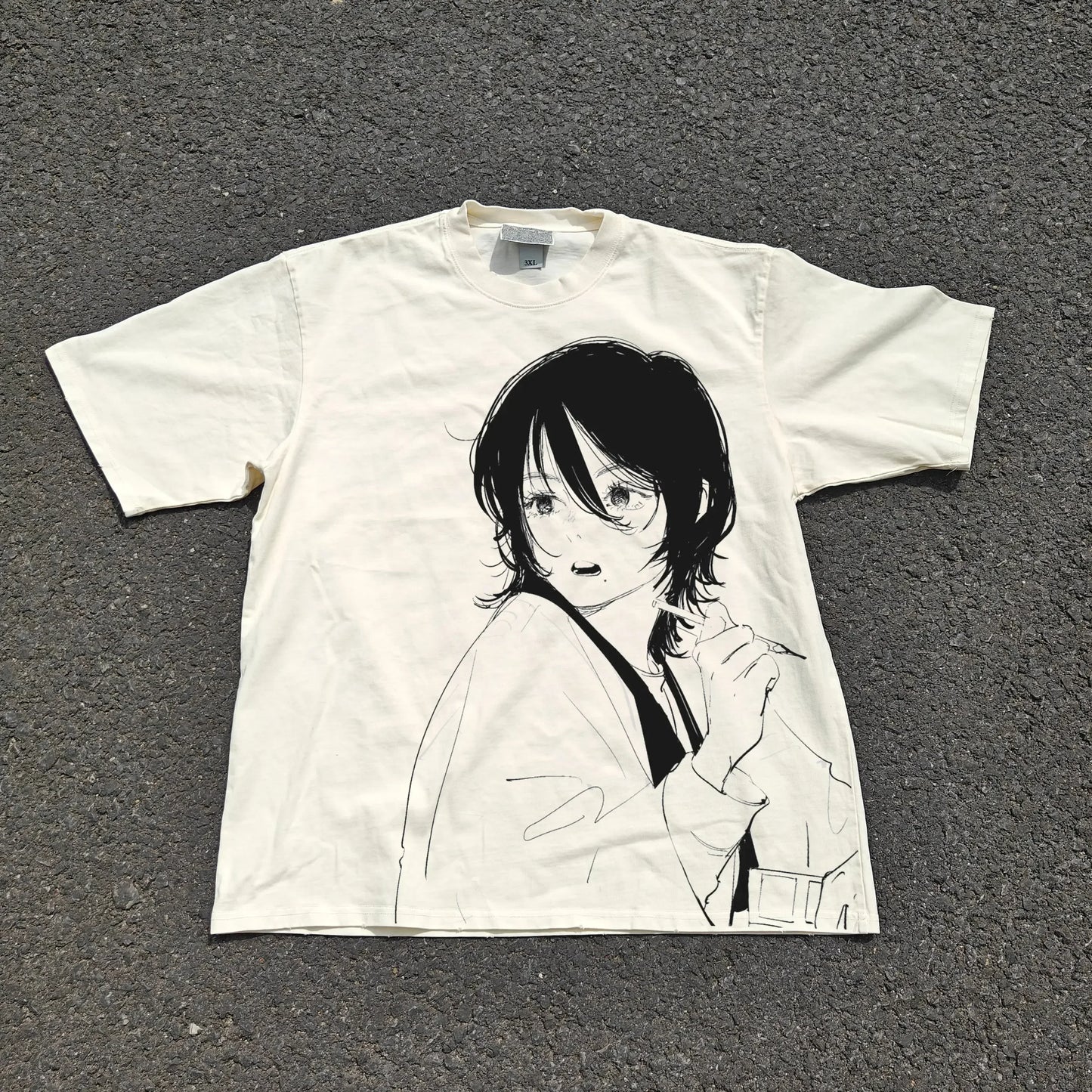 Look Back Anime Print T-shirt